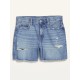 Shorts denim slouchy tiro alto mujer Old Navy