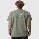 Polera Stoked Whale Hombre Verde