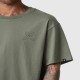 Polera Stoked Whale Hombre Verde