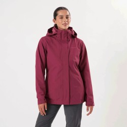 CHAQUETA MUJER 3 EN 1 ANDESGEAR COCHAMO UVA